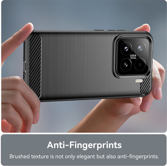 Techsuit Bumper Σιλικόνης / Πλαστικό Μαύρο (Xiaomi 15T Pro)