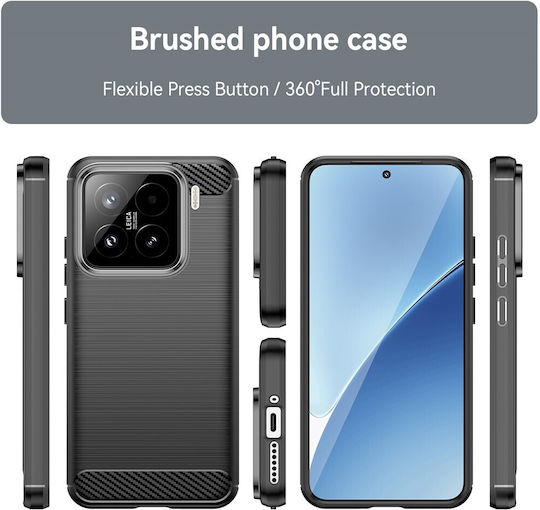 Techsuit Bumper Σιλικόνης / Πλαστικό Μαύρο (Xiaomi 15T Pro)