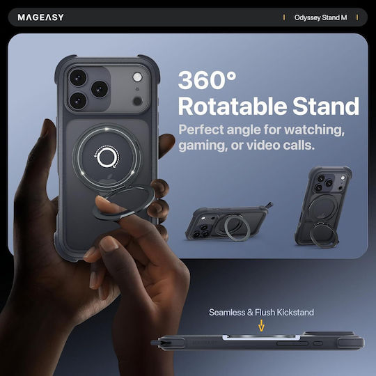 Mageasy Odyssey Stand M 360 Full Cover (iPhone 17 Pro)