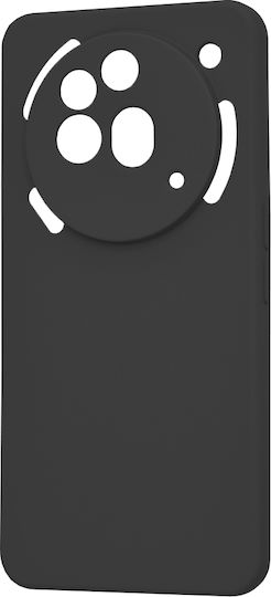 Techsuit Umschlag Rückseite Silikon Schwarz (Nothing Phone (3a) Pro)