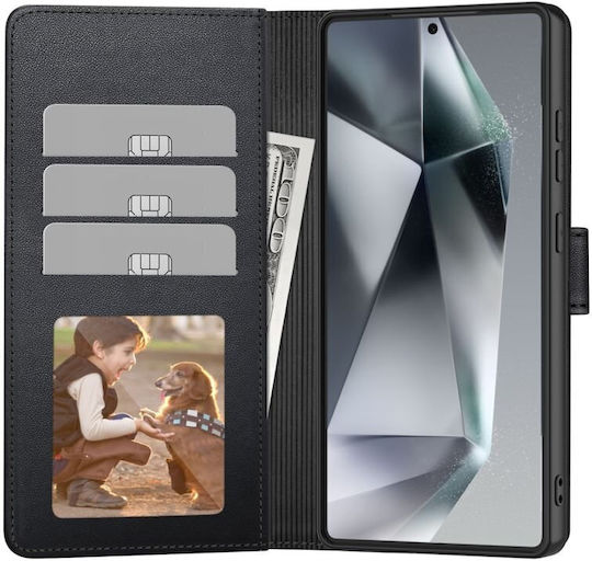 Tech-Protect Brieftasche Handyhülle Samsung Galaxy A57 5G – Schwarz