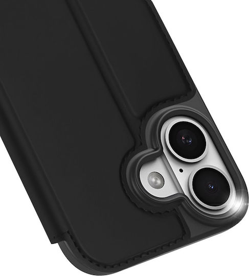 Dux Ducis Skin Buchen Sie Silikon / Synthetisches Leder Schwarz (iPhone 17)