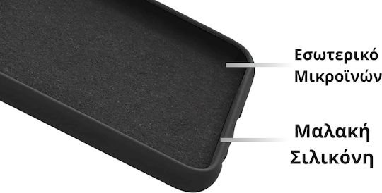 Techsuit Softflex Rückseite Umschlag Silikon Schwarz (Google Pixel 10a)