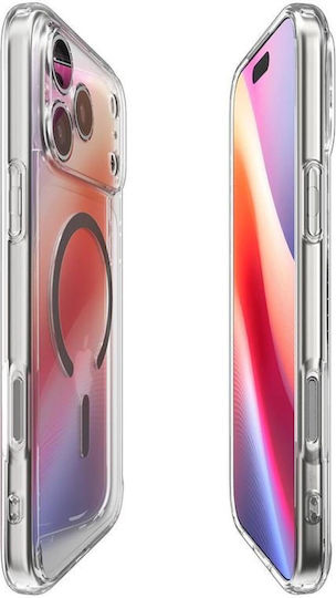 Spigen Ultra Hybrid MagFit Back Cover Πλαστικό / Σιλικόνης Clear Graphite (iPhone 17 Pro)