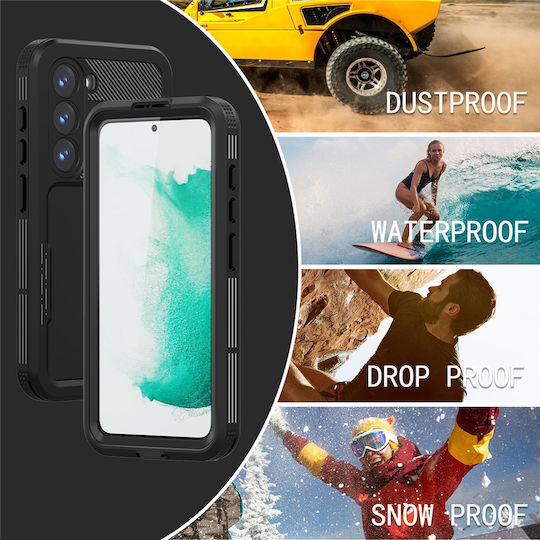 Shellbox 360 Vollschutz Silikon / Kunststoff Wasserdicht Schwarz (Galaxy A17)
