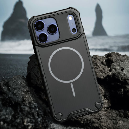 Defender 2in1 Магнитен Калъф За iPhone 14 6 1 Черен