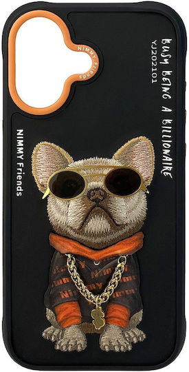 Nimmy Brillen Little Tycoon Umschlag Rückseite Silikon Kunststoff Wasserdicht Schwarze Für iPhone 17