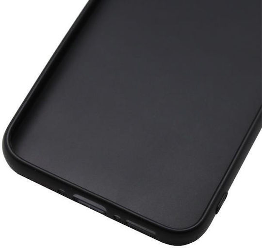 iNOS Soft Umschlag Rückseite Silikon Schwarz (Galaxy A34)