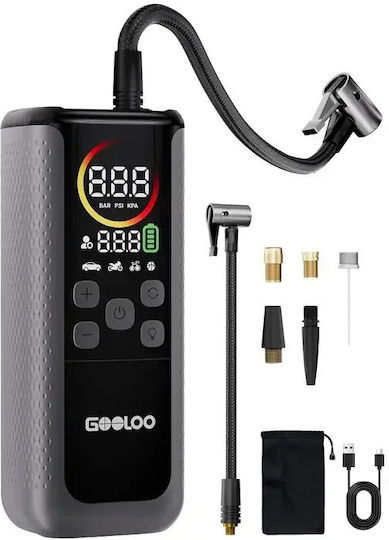 Gooloo GT160 Dual Autoreifenpumpe 160PSI Wiederaufladbar 12V