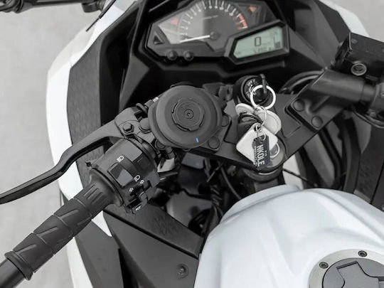 Quad Lock Φορτιστής για Βάση Κινητού Μοτοσυκλέτας 12-24V