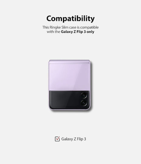 Ringke Slim Back Cover Silicone Transparent (Galaxy Z Flip3)