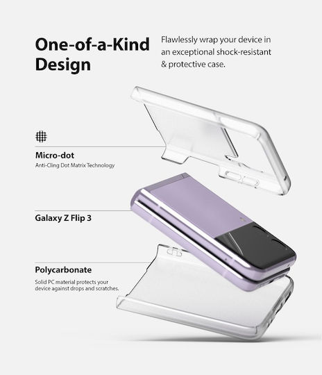 Ringke Slim Back Cover Silicone Transparent (Galaxy Z Flip3)
