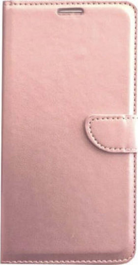 Book Δερματίνης Ροζ Χρυσό (Poco X3 NFC / X3 Pro)