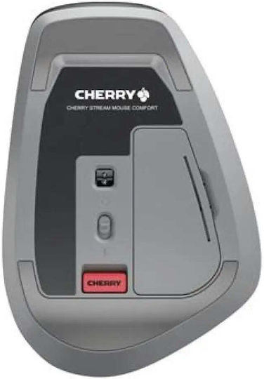 Cherry Stream Comfort Kabellos Ergonomisch Maus Schwarz