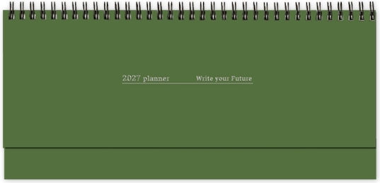 adBook Wöchentlich Planer 2027 Spirale 11x31cm