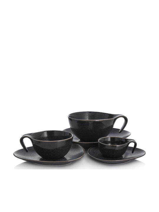 Duka Φλιτζάνι Espresso από Πορσελάνη Μαύρο 60ml