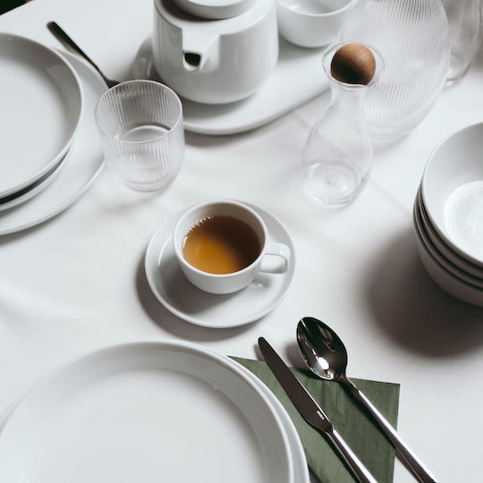 Duka Kaffeetasse aus Porzellan Weiß 200ml