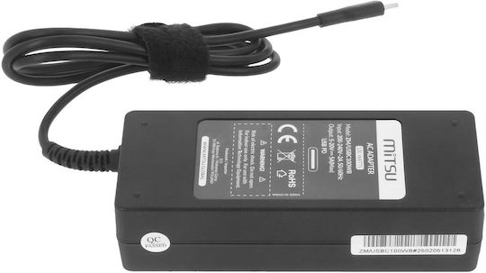 Mitsu USB-C Φορτιστής Laptop 100W