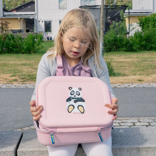 Carl Oscar Schulische Isolierte Kinder Lunchtasche 5l Rosa 24,5x9,5x32,5cm