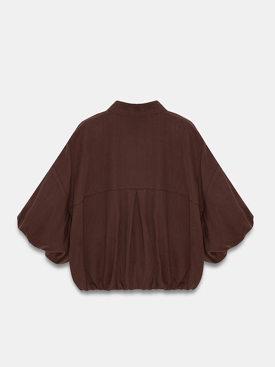 Women's Brown Blouse
