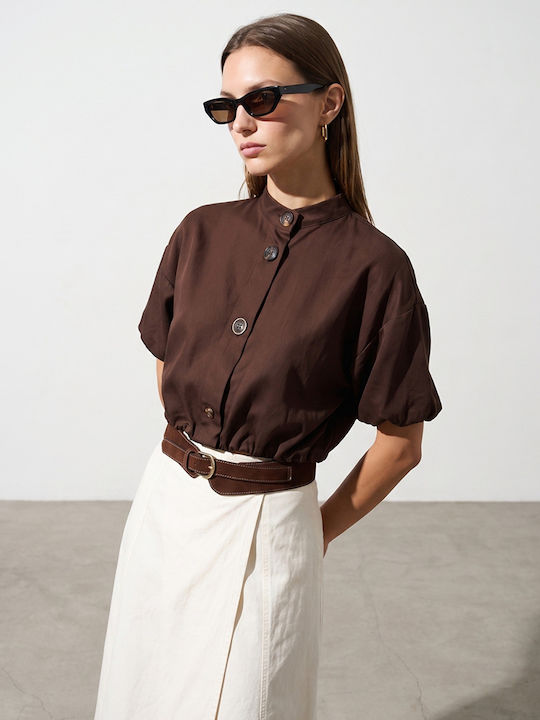 Women's Brown Blouse