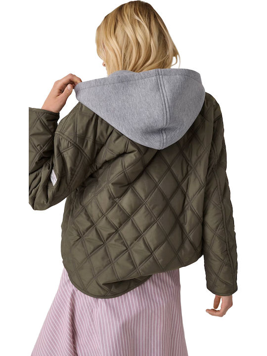 Дамско яке за Зима Olive Light Green