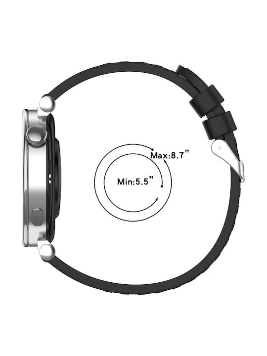 Gummi-Armband Lila 40mm