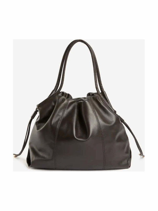 Leather Women's Shoulder Bag Brown