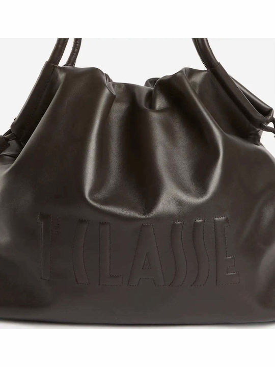 Leather Women's Shoulder Bag Brown