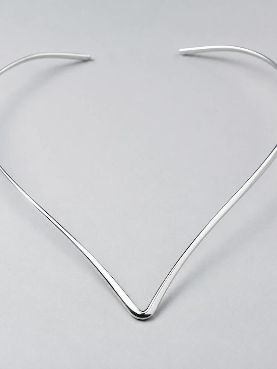 Cuoro Cuoro Choker Mit Herz-Design Aus Stahl