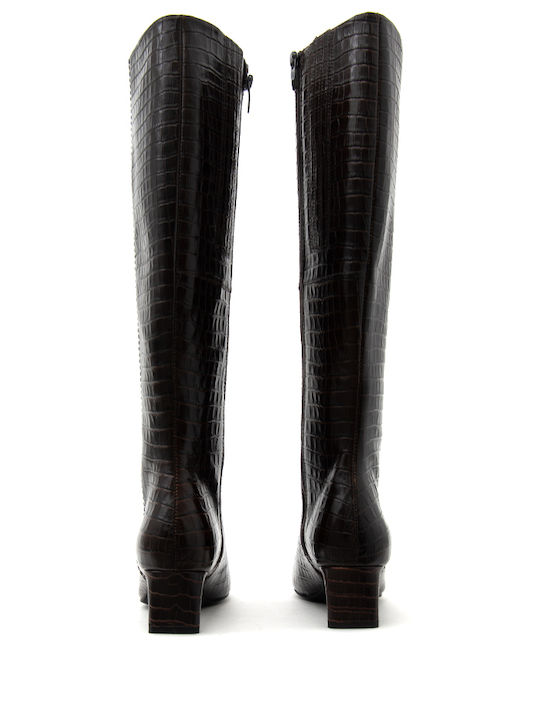 Leather Women's Boots Brown