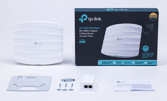 TP-LINK EAP225 v4.20 Точка за достъп Wi‑Fi 5 Двулентов (2.4 и 5GHz) Единичен комплект