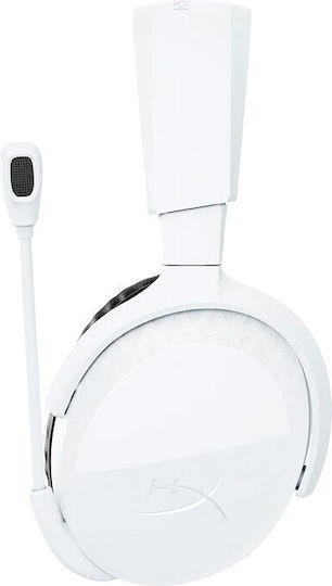 HyperX Cloud Stinger 3 PlayStation Ασύρματο Over Ear Gaming Headset με σύνδεση USB / Bluetooth Λευκό