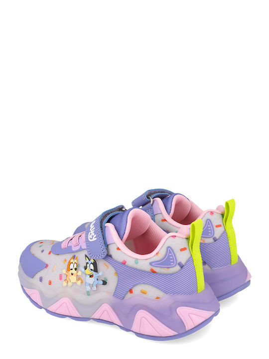 Adidasi copii cu luminite Lila