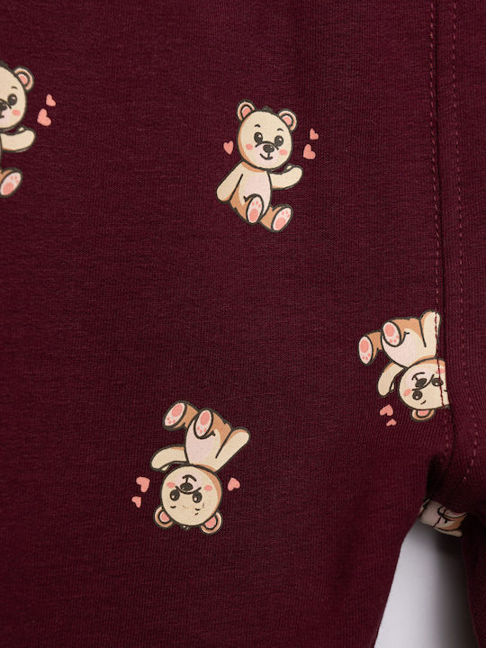 Pantaloni Pentru Copii Lung Burgundy