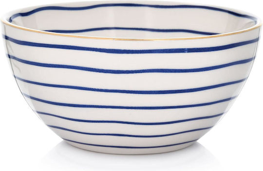 Duka Bol De Servire Pentru Cereale Rotund Din Ceramică Alb