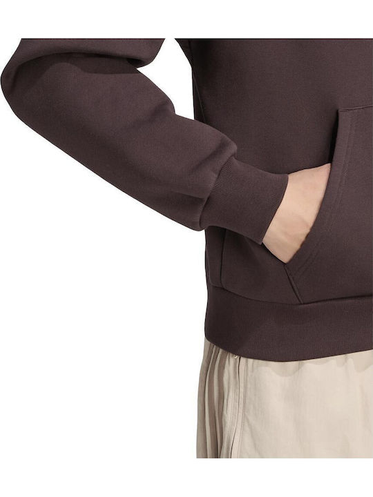 Sweatshirt Mit Brauner Kapuze