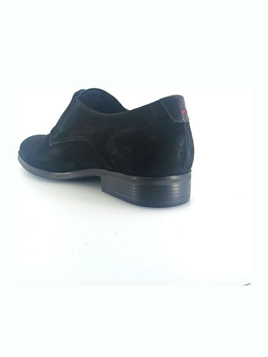 Suede Men's Casual Black Shoes