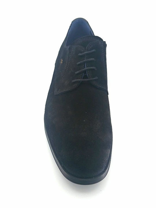 Suede Men's Casual Black Shoes