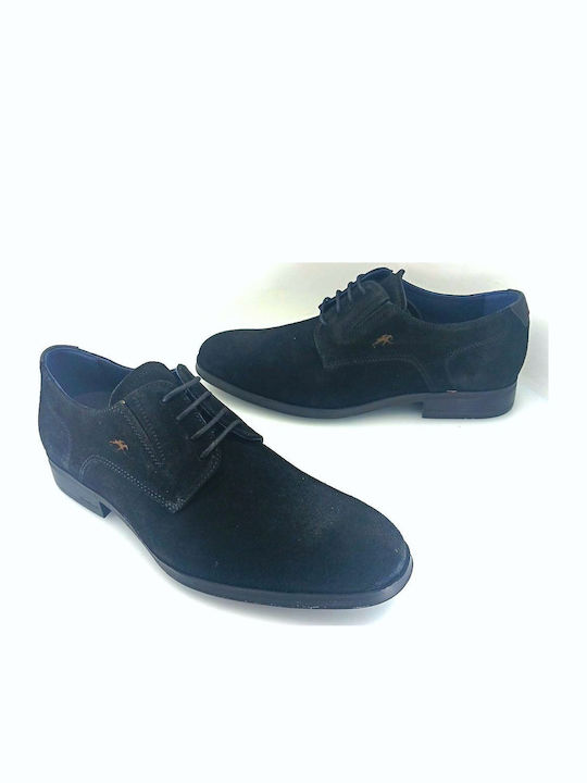 Suede Men's Casual Black Shoes