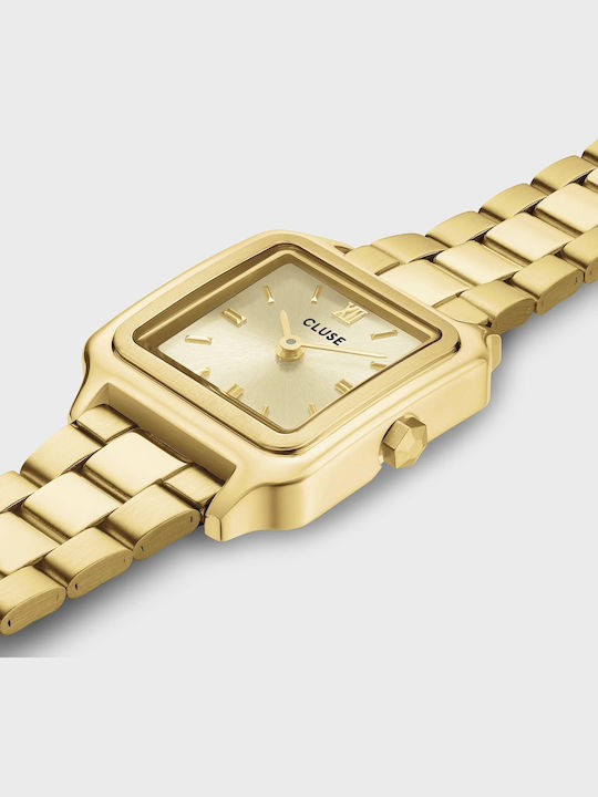 Nixon Women's Watch 21mm Battery with Gold Metal Bracelet