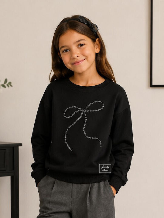Funky Bluza Pentru Copii Neagră
