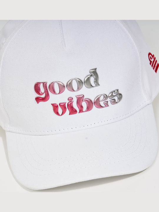 Admiral Kids' Hat Jockey Fabric White