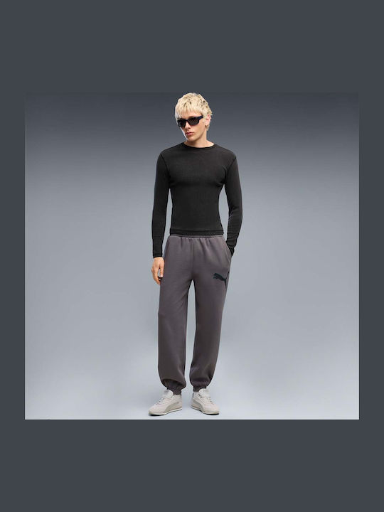 Sport Sweatpants with Elastic Dark Grey