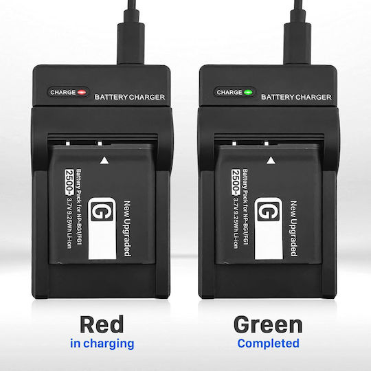 Set 2 Baterii Huaeng Np-bg1 Np-fg1 2500 Mah Încărcător Usb Baterii Compatibil Sony Cyber-shot Dsc-hx5v Hx9v Hx10v Hx20v Hx30v Dsc-h3 H7 H10 H20 H70 H90 W120 W150 W220 Baterii De Înlocuire Pentru Cameră