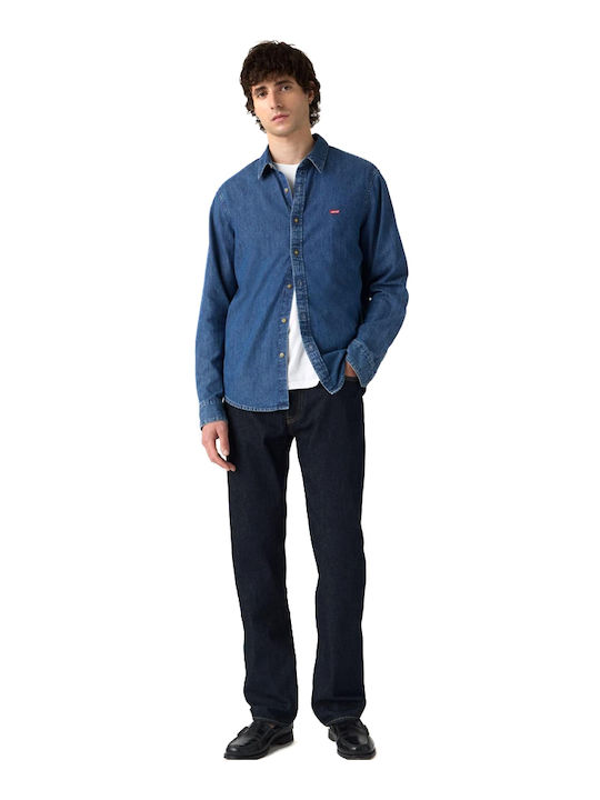 501® Original Мъжки Панталон Джинс с Редовна Straight Кройка Unwashed Denim