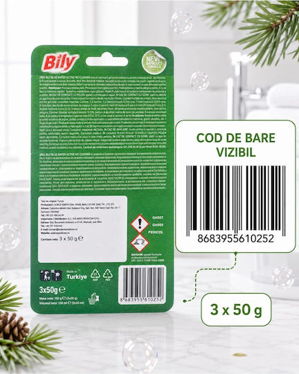 Bily Block Toaletă cu Miros de Pin 3x50gr