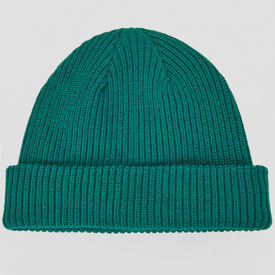 Salty Beanie Männlicher Strickmütze in Grün
