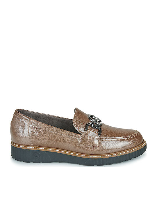 Women's Moccasins In Brown Colour