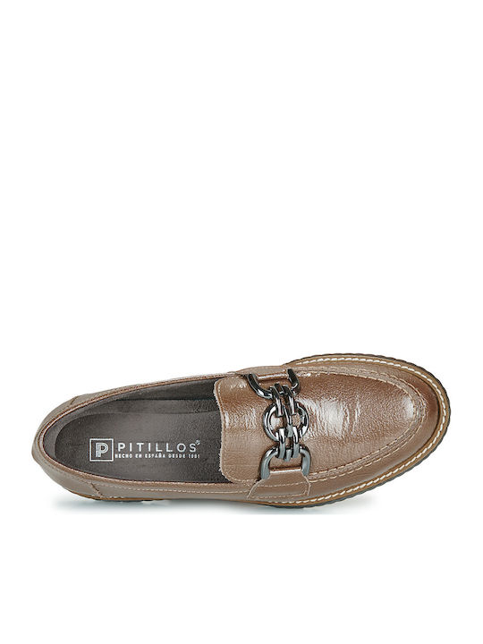 Women's Moccasins In Brown Colour